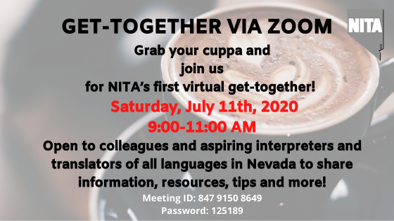 Virtual NITA Get-together!